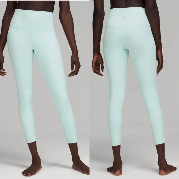 NWT Lululemon Align High Rise Leggings 25” - Delicate Mint Size 4 Rare Sold Out - Picture 1 of 11